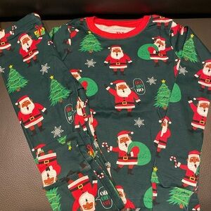 Black Santa Kids Pajamas size 5 & 10